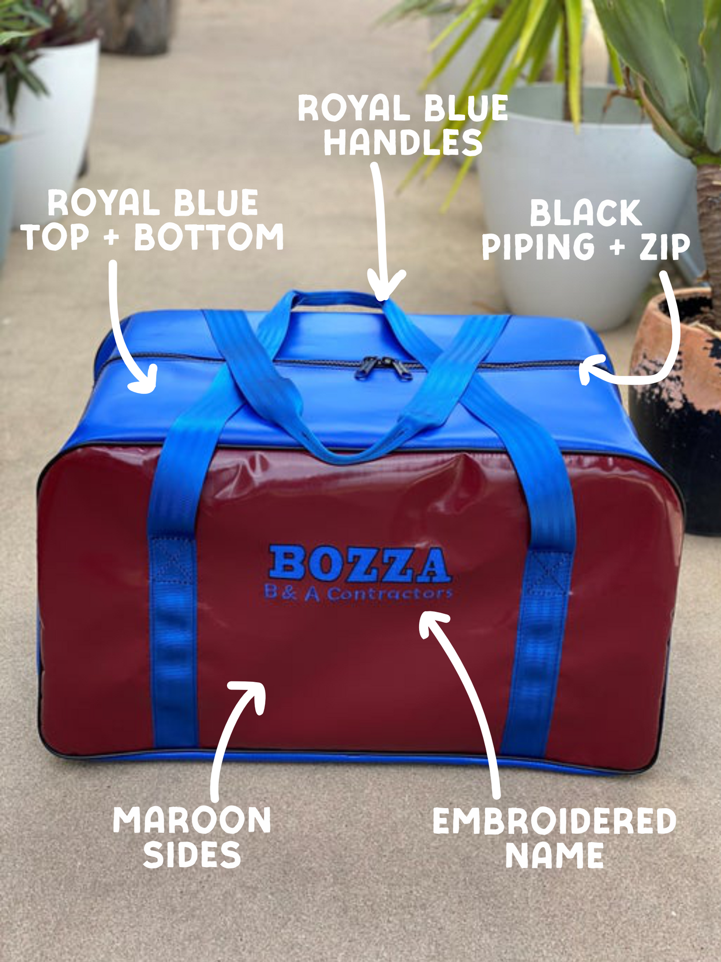 Saddle Middle Zip