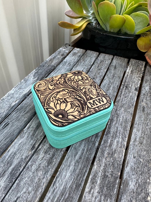 Western Sunflower Jewellery Case
