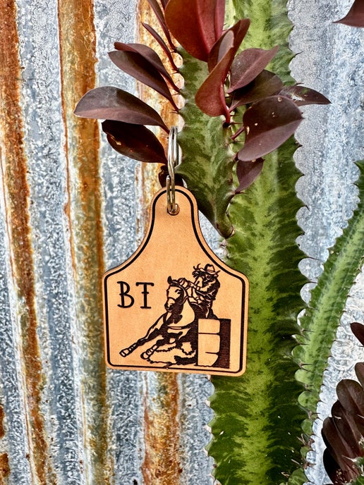 Barrel Racer Key Chain