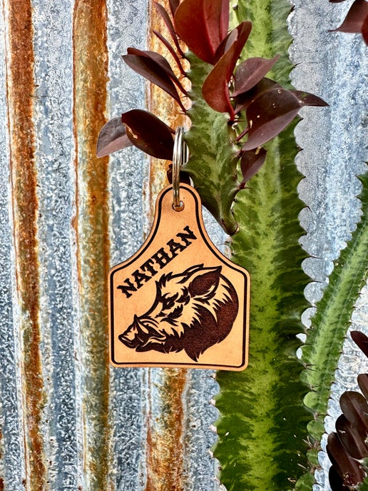 Boar Key Chain