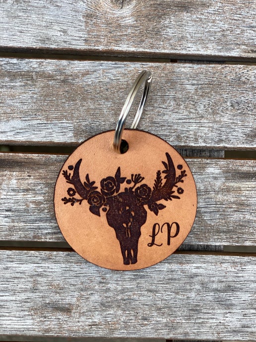 Boho Skull Key Chain