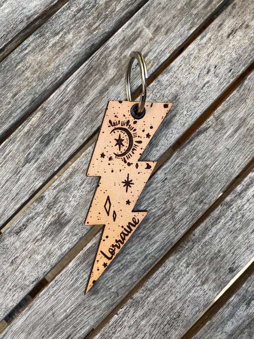 Cosmic Bolt Key Chain