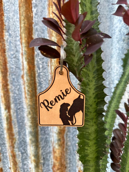 Cowgirls Best Friend Key Chain