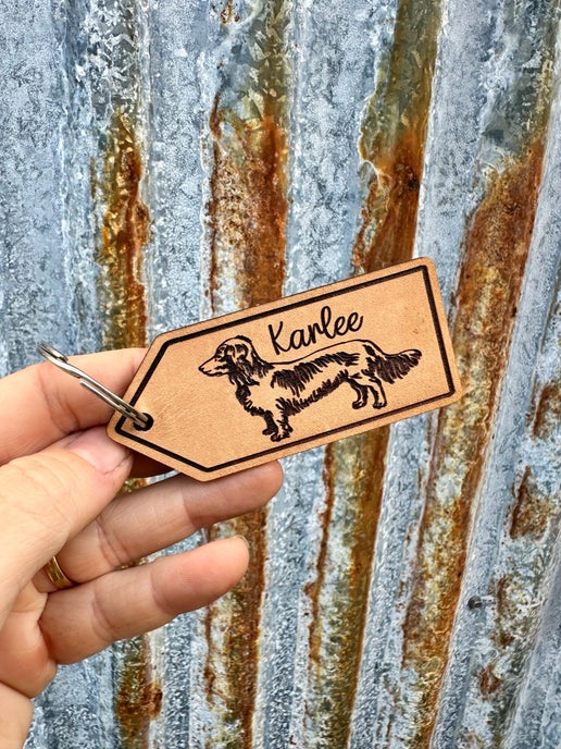 Dachshund (Long Haired) Key Chain