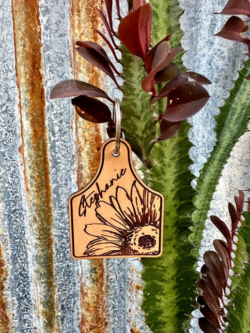 Sunflower 2 Key Chain