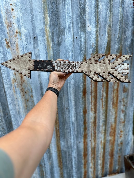 Arrow Cowhide Decor