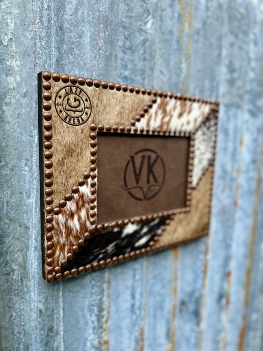 Cowhide Photo Frame