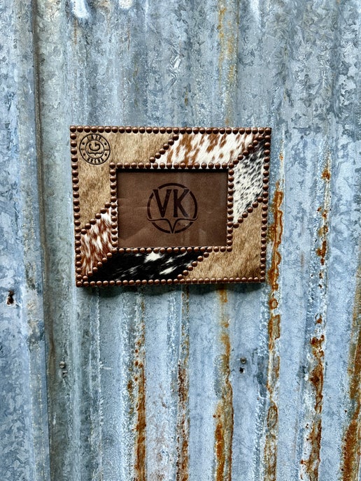 Cowhide Photo Frame
