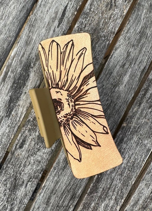 Large Sunflower Hair Claw