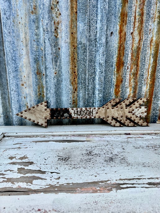 Arrow Cowhide Decor