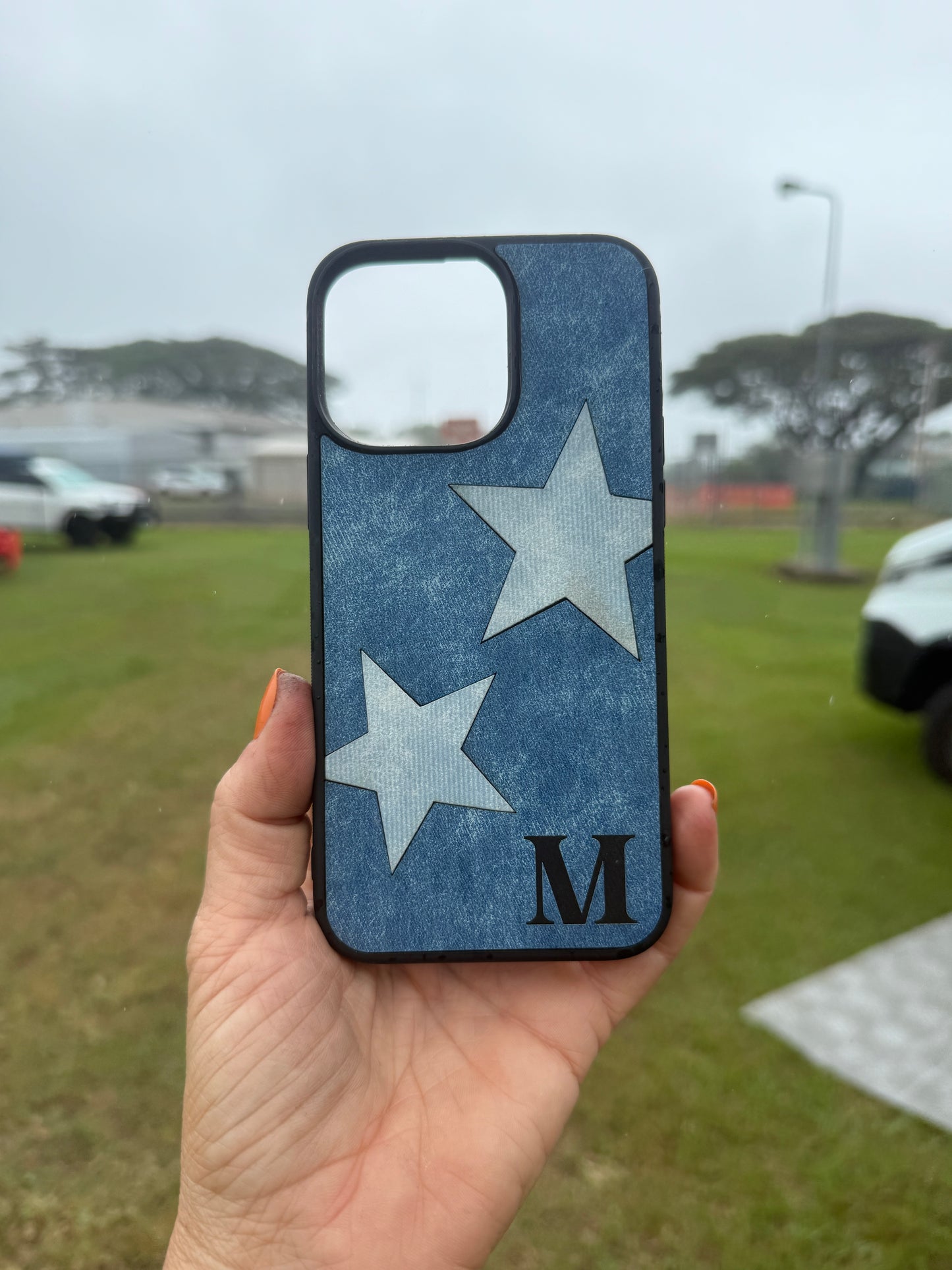 Double Denim Stars Phone Case