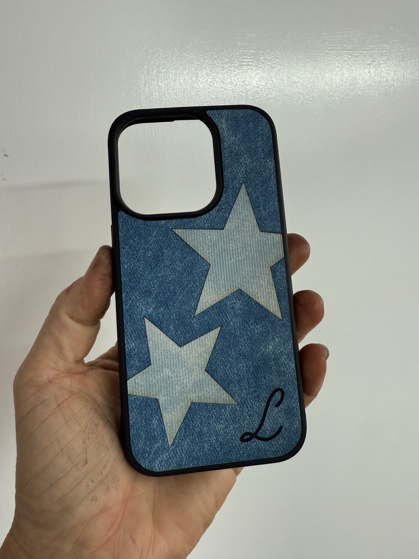Double Denim Stars Phone Case