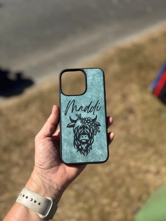 Highland Cow Phone Case