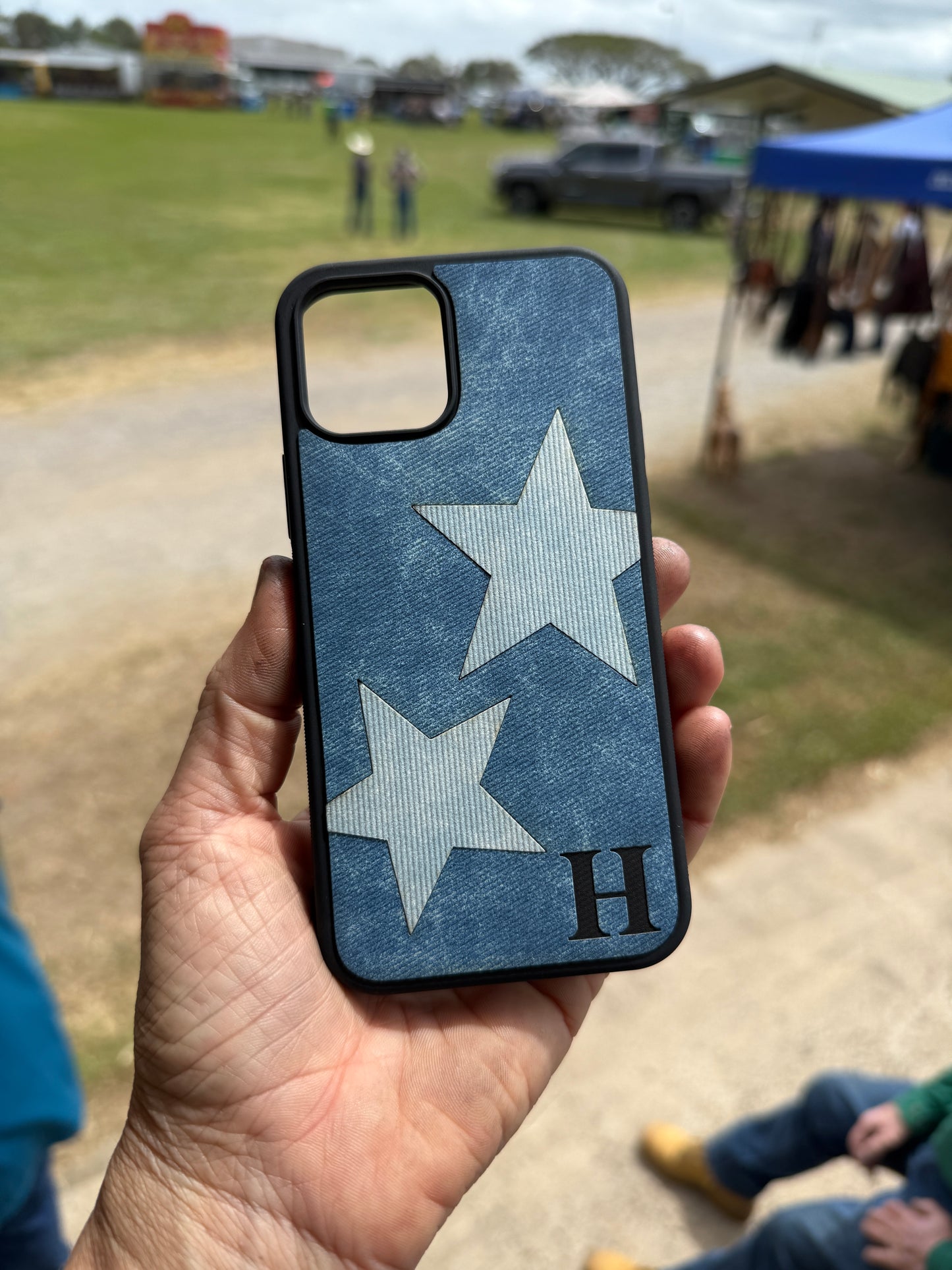 Double Denim Stars Phone Case