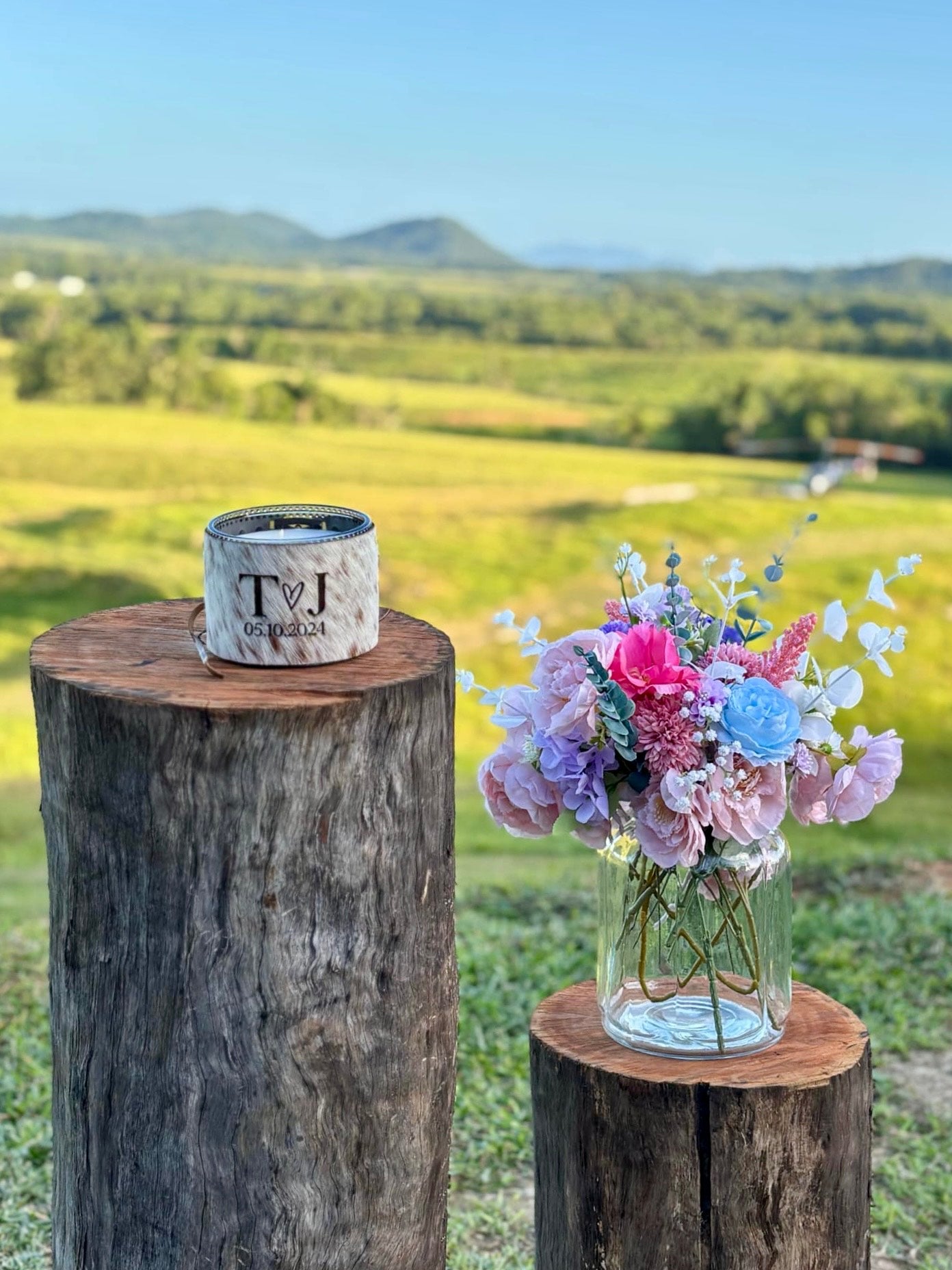 Celebrating Love Candle Wrap
