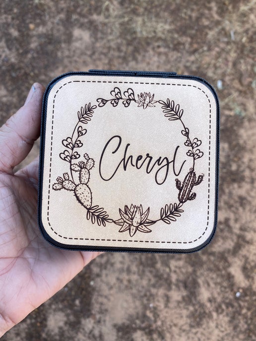 Lou Cactus Wreath Jewellery Case