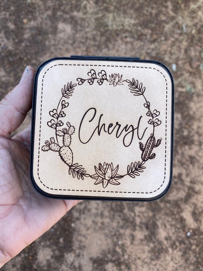 Lou Cactus Wreath Jewellery Case