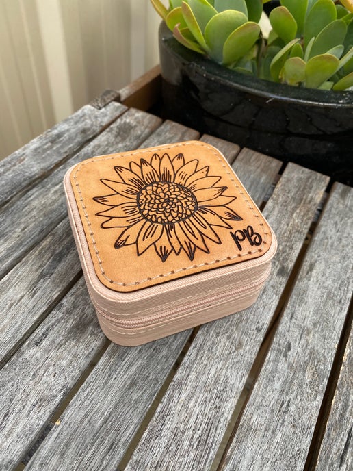 Sunflower Jewellery Case