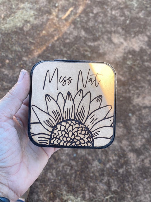 Sunflower Jewellery Case