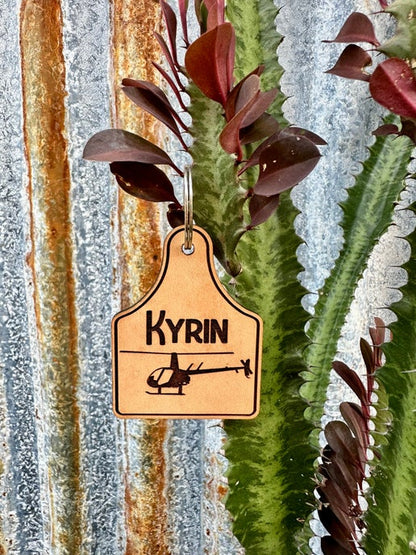 Helicopter Key Chain
