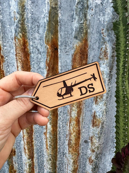 Helicopter Key Chain