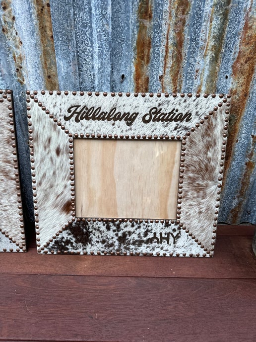 Cowhide Photo Frame