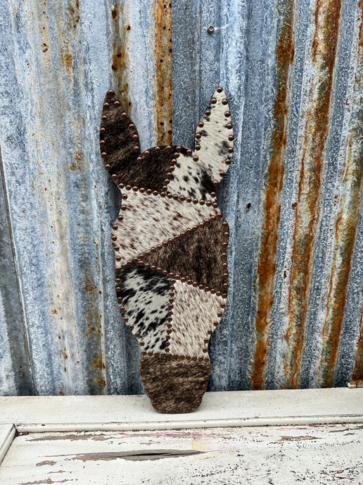Horse Head Cowhide Decor