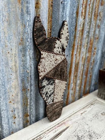Horse Head Cowhide Decor